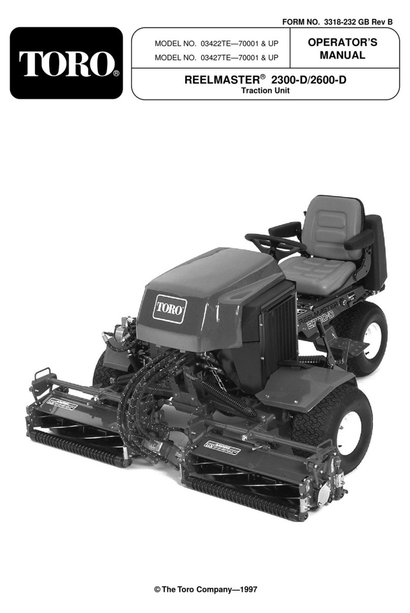 Toro 03422TE Operator's manual
