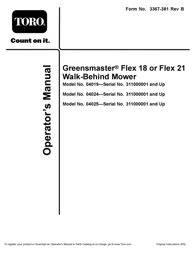 Toro 4019 Operator's manual