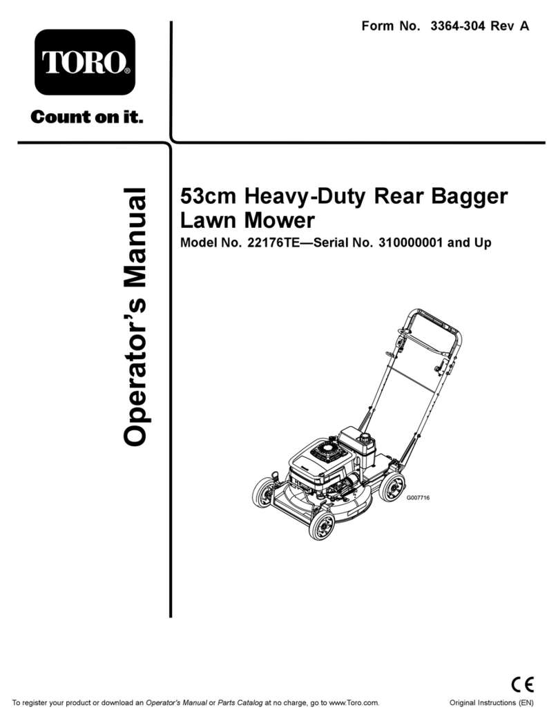 Toro 22176TE User manual Toro 22176TE User manual
