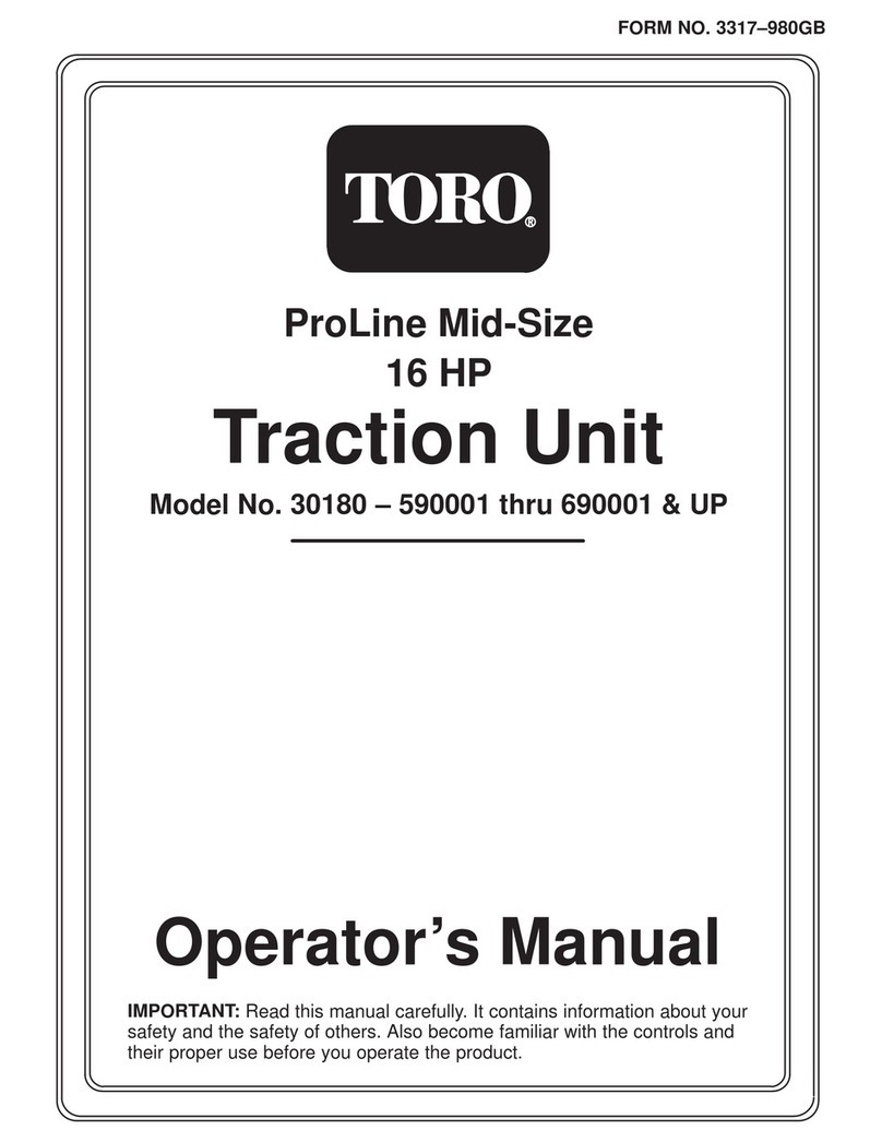 Toro ProLine 30180 Operator's manual