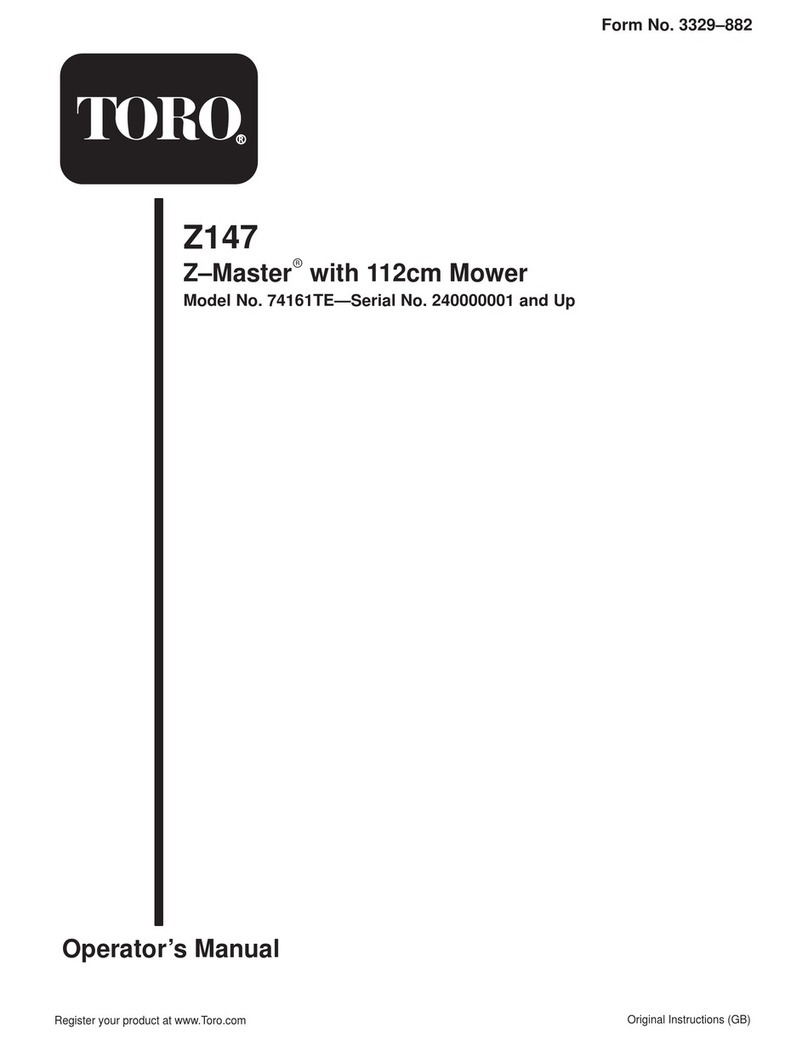 Toro 74161TE User manual