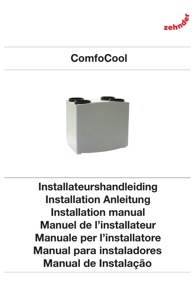Zehnder Rittling comfocool installation manual
