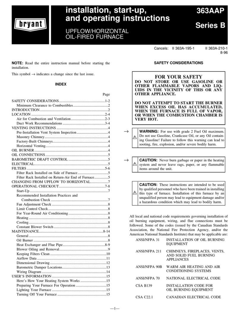 Bryant 363AAP User guide Bryant 363AAP User guide