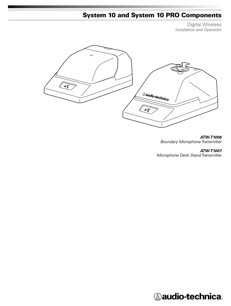 Audio Technica ATW-T1006 Owner's manual