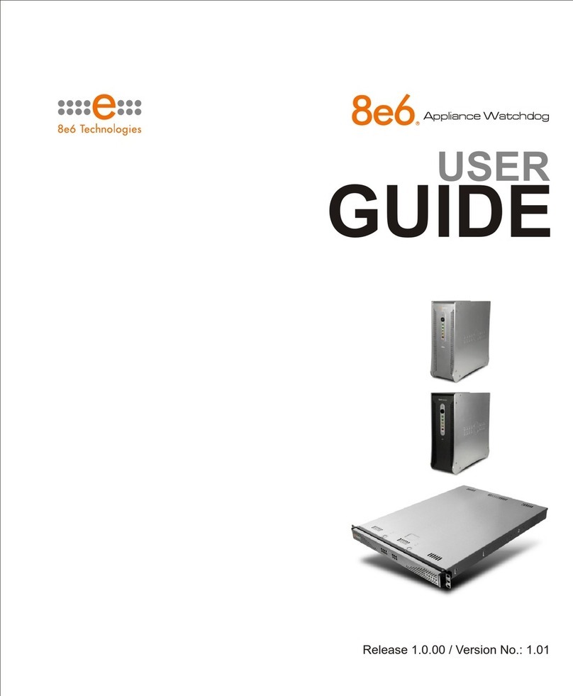8e6 Technologies appliance watchdog user guide 8e6 Technologies appliance watchdog user guide