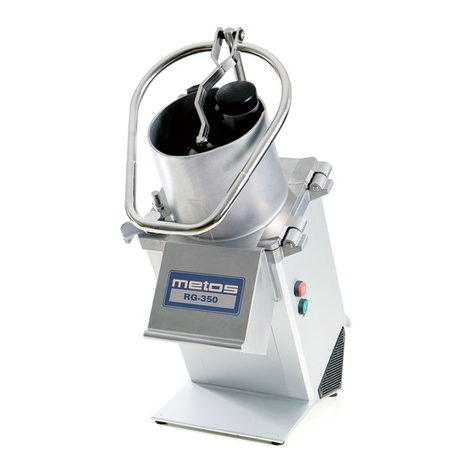 Metos RG-350 User manual