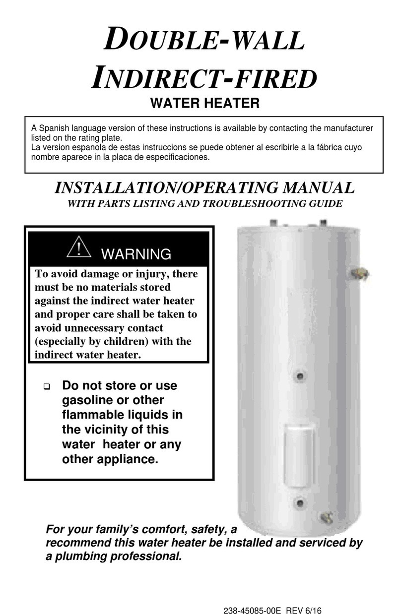 Bradford White 45085E Installation instructions