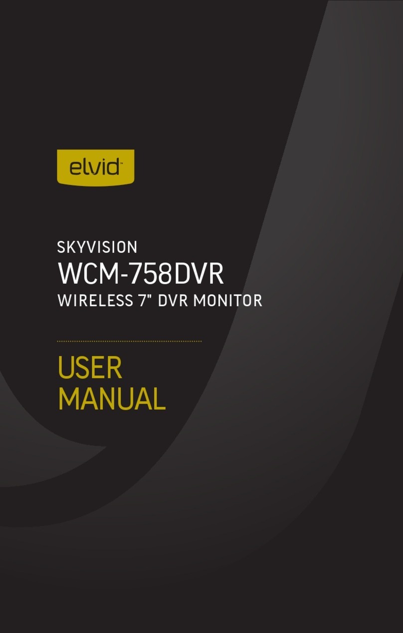Elvid WCM-758DVR User manual