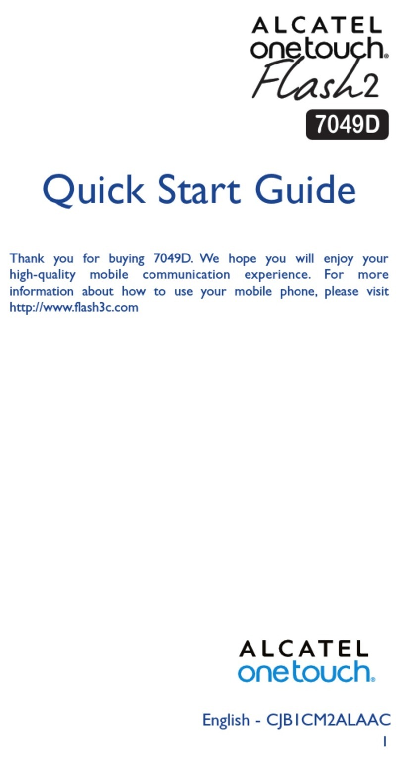 Alcatel 7049D User manual