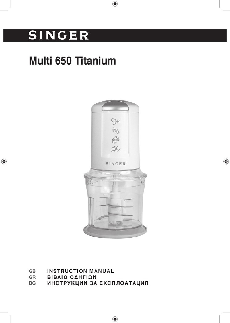 Singer Multi 650 Titanium instruction manual