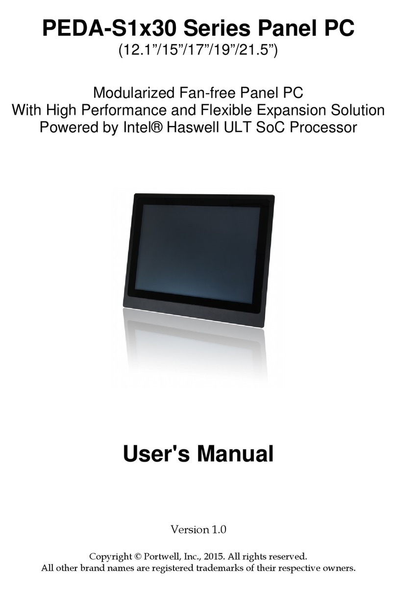 Portwell PEDA S1x30 Series user manual