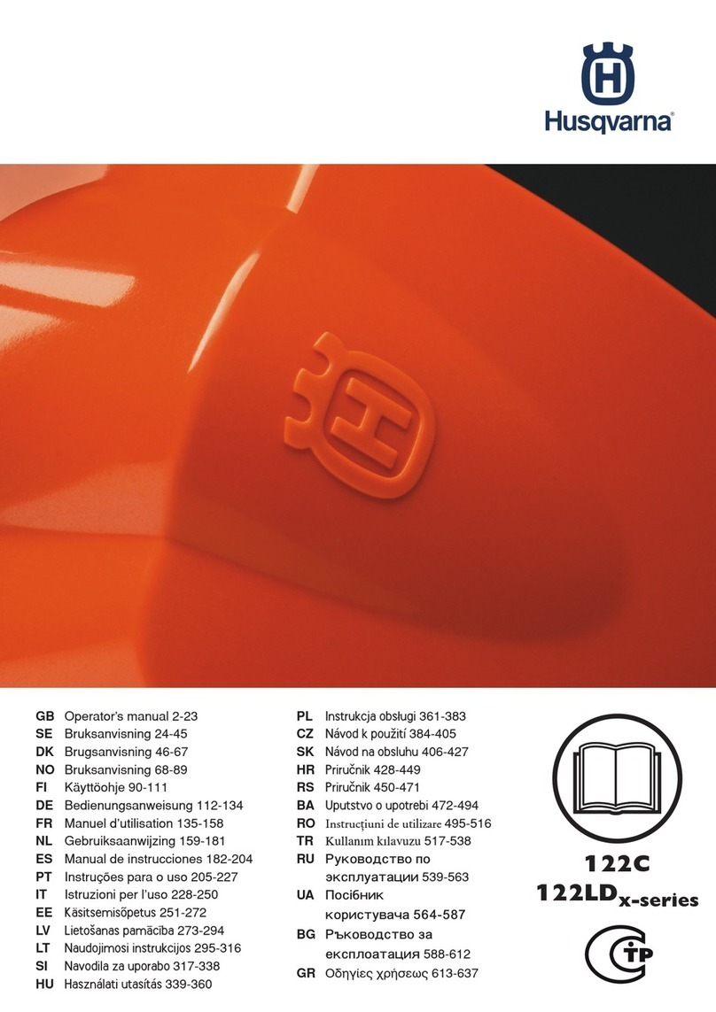 Husqvarna 122ldx SERIES Operator's manual