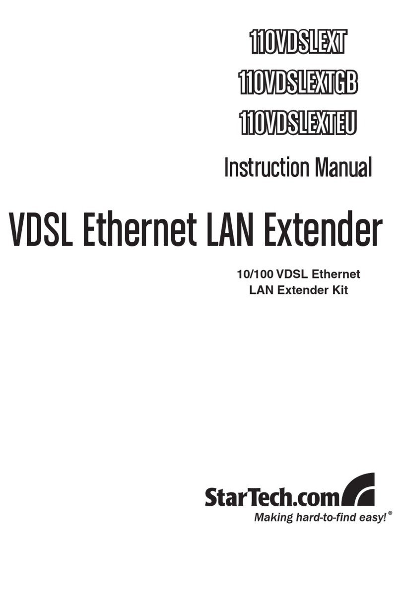 StarTech.com 110VDSLEXT User manual
