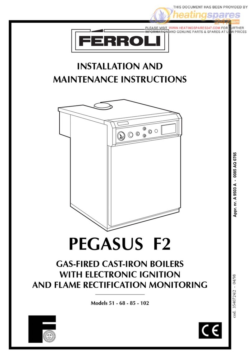 Ferroli PEGASUS F2 51 User manual