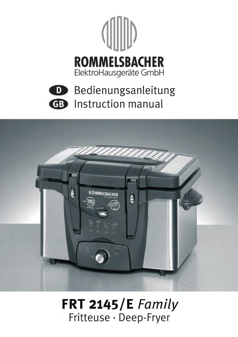 Rommelsbacher FRT 2145/E Series instruction manual