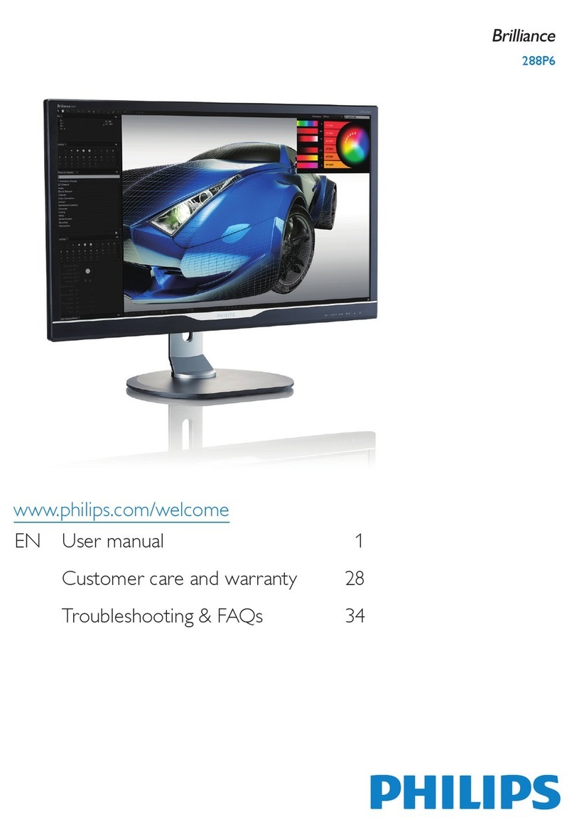 Philips Brilliance 288P6 User manual