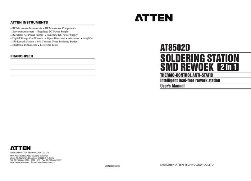 Atten AT8502D user manual