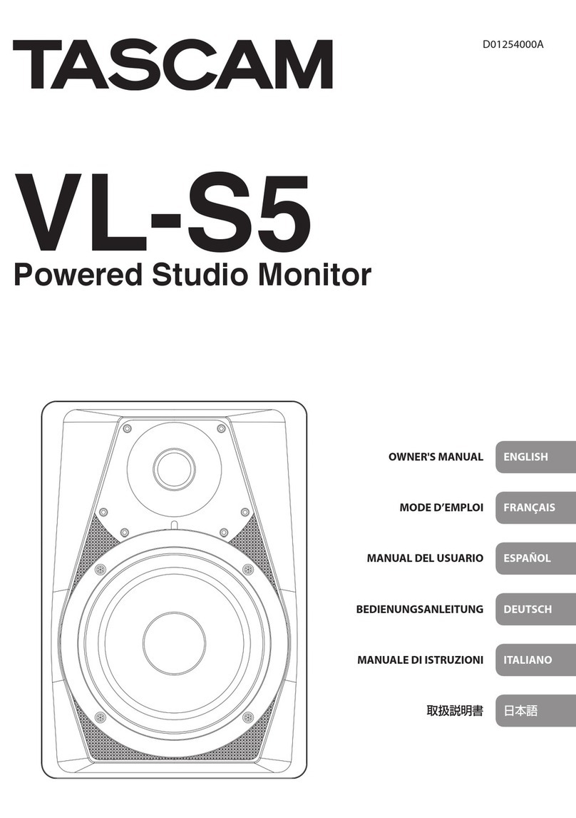 Tascam VL-S5 owner's manual