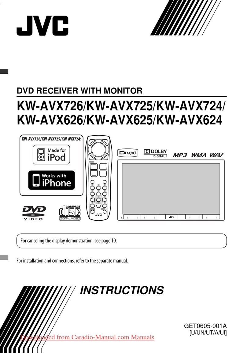 JVC KW-AVX726 User manual