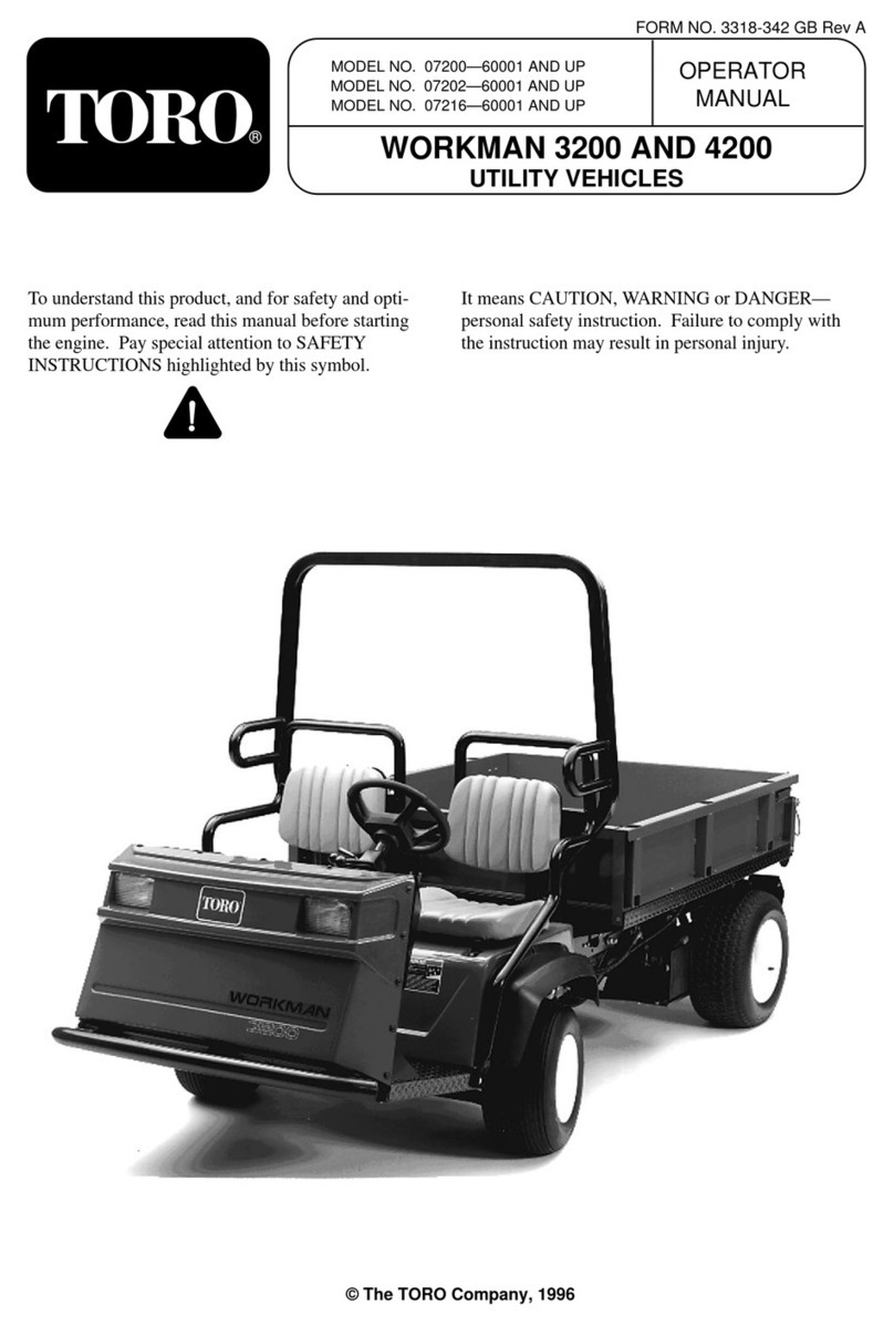 Toro Groundsmaster 7200 Series User manual Toro Groundsmaster 7200 Series User manual