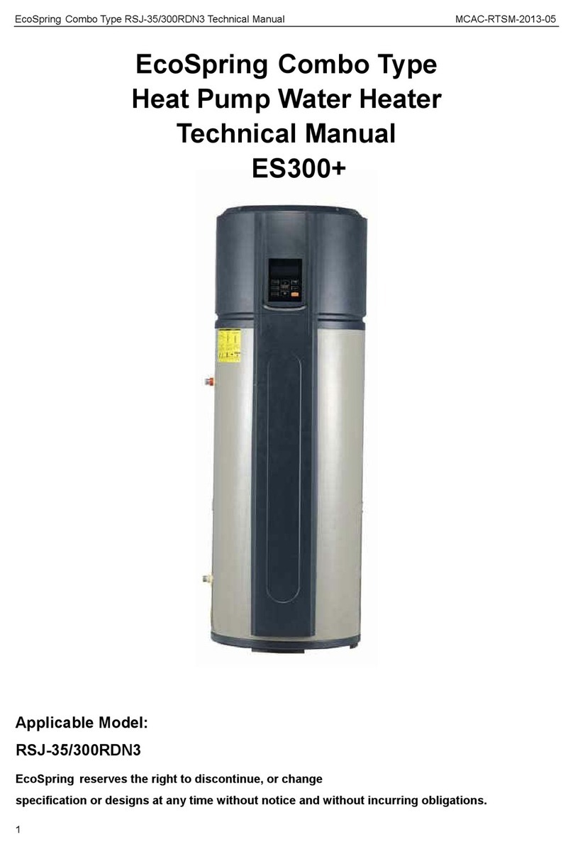 EcoSpring RSJ-35/300RDN User manual