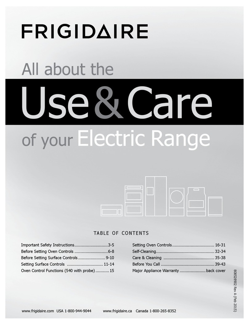 Frigidaire CGEF3059RF User manual