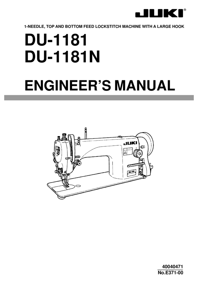 JUKI DU-1181 Quick start guide