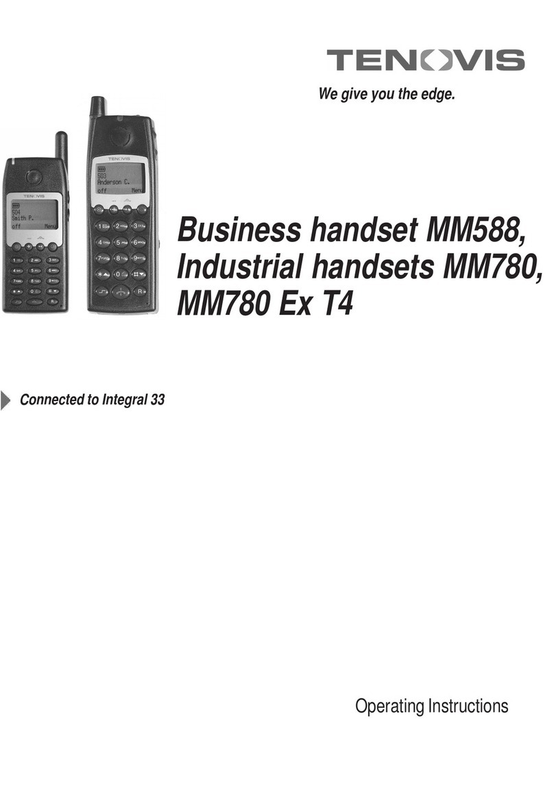 Tenovis MM588 User manual