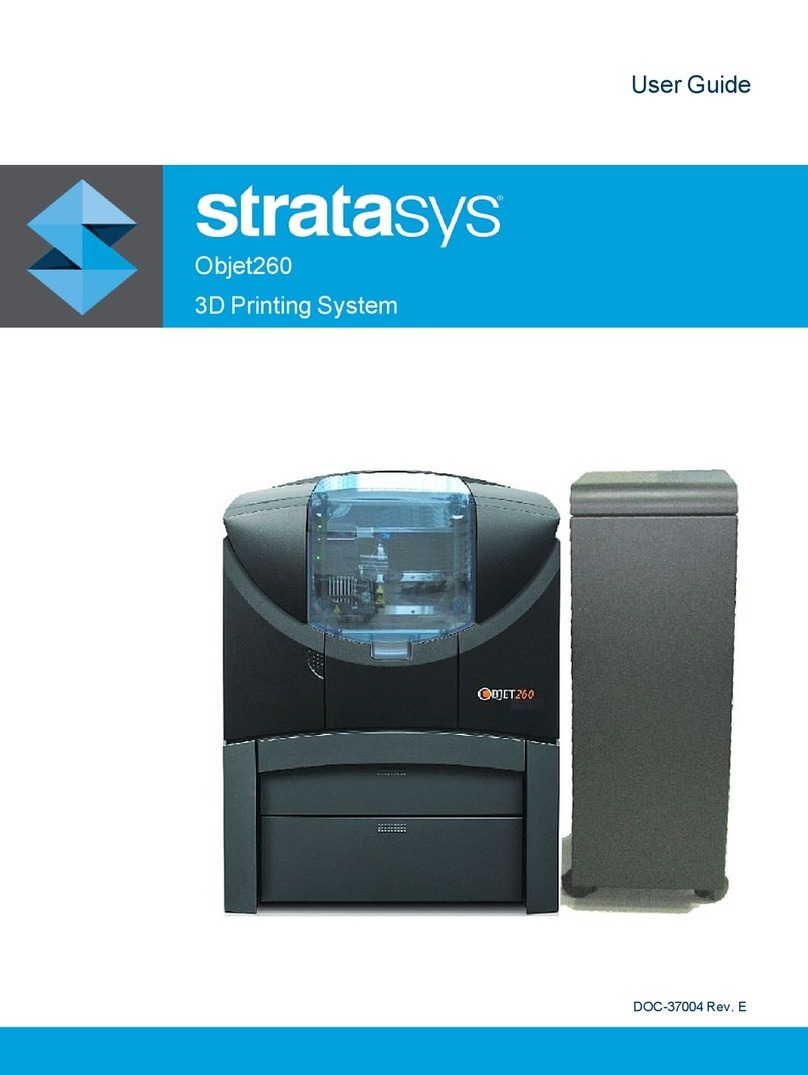 Stratasys Objet260 Connex User manual