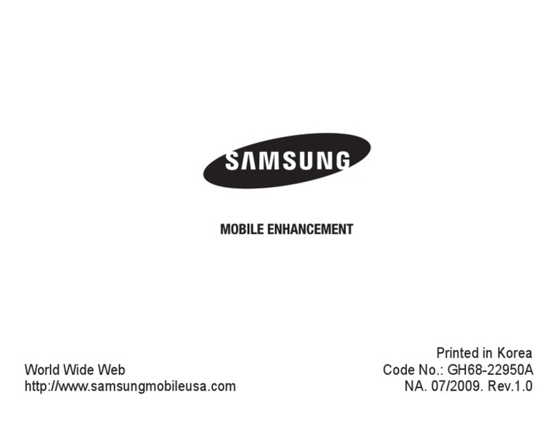 Samsung WEP870 - Bluetooth Headset manual