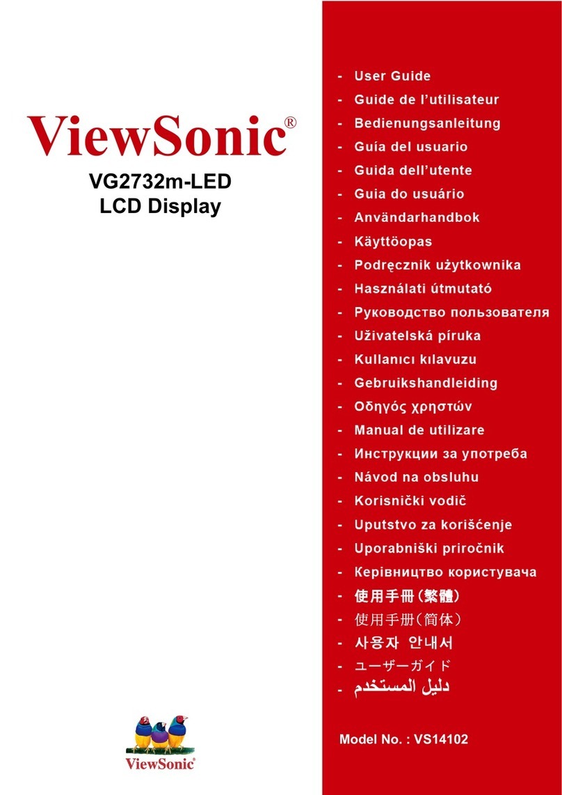 ViewSonic VG2732m-LED User manual