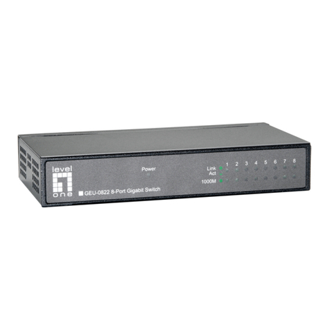 LevelOne GEU-0822 User manual LevelOne GEU-0822 User manual