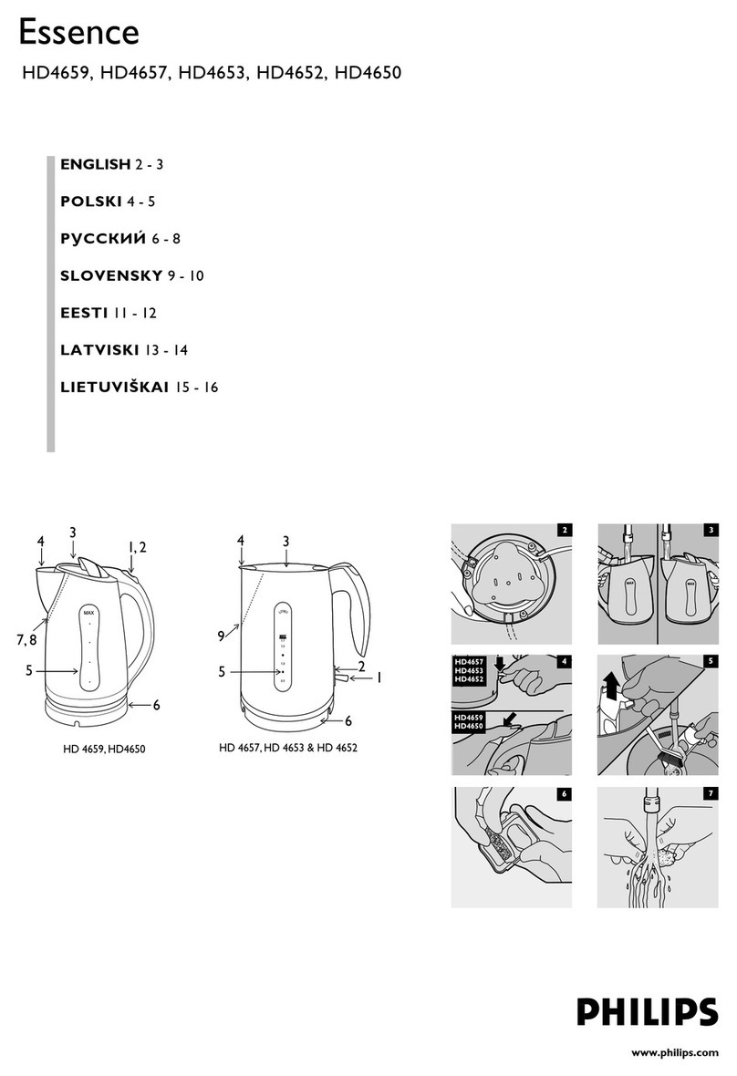 Philips essence HD4659 User manual