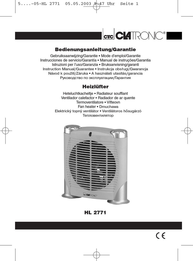 Clatronic HL 2771 User manual