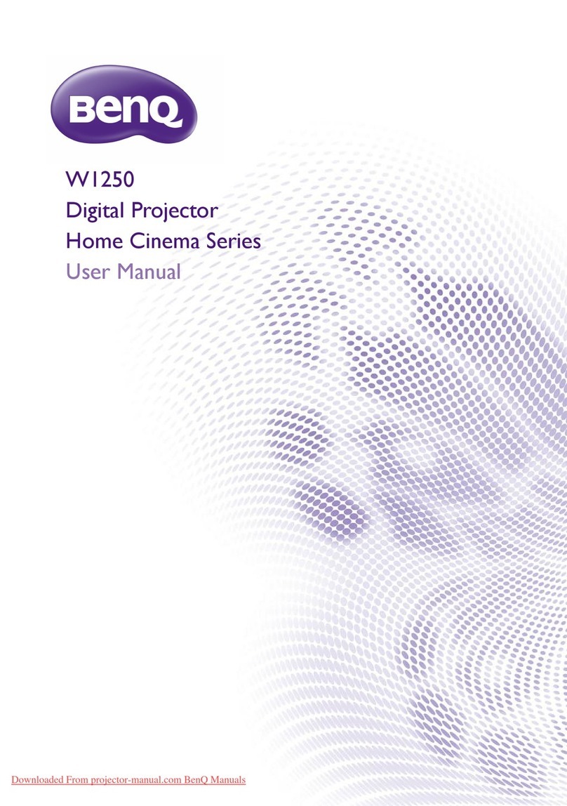 BenQ W1250 User manual BenQ W1250 User manual