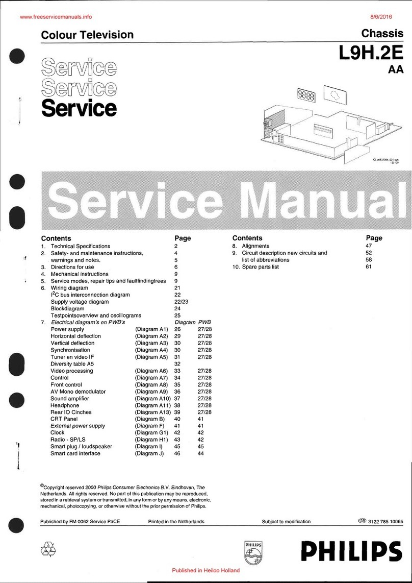 Philips L9H.2E User manual