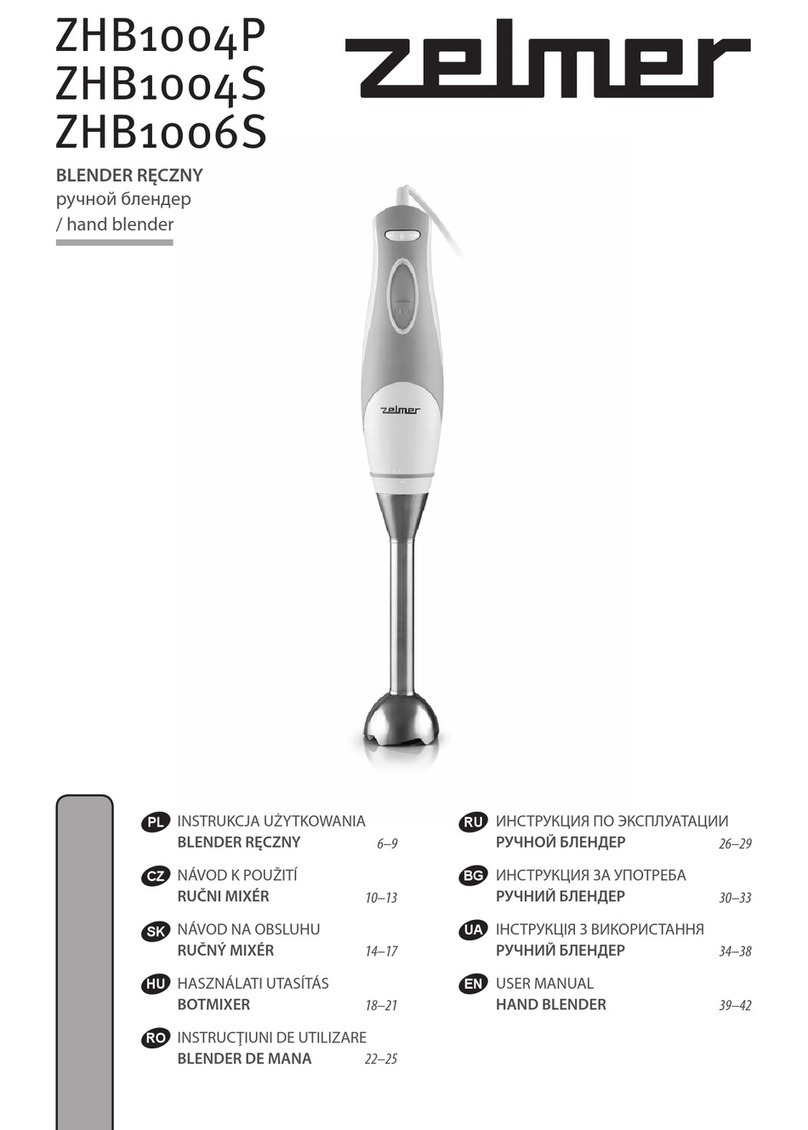 Zelmer ZHB1004P user manual