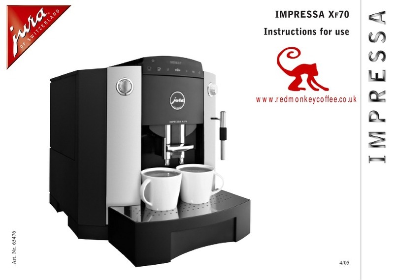Jura IMPRESSA XF70 Instructions for use