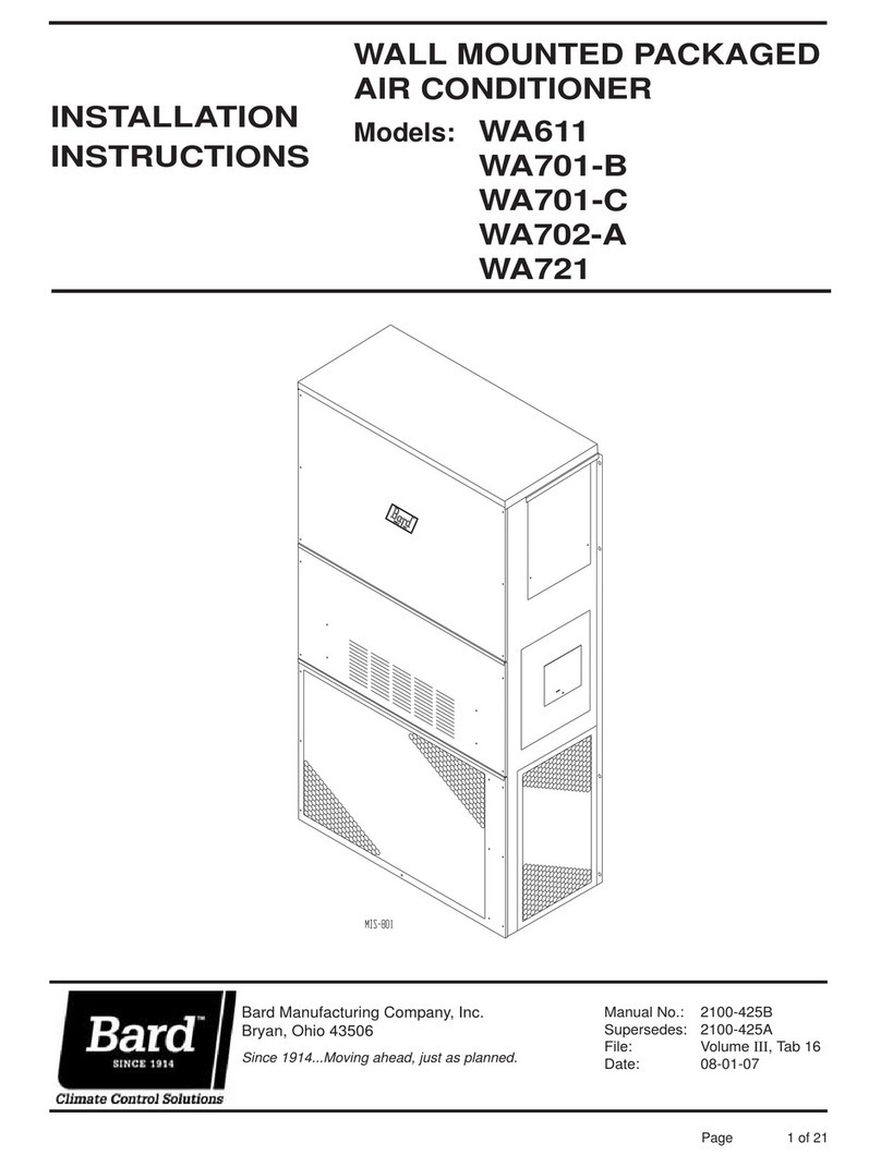Bard WA611 User manual