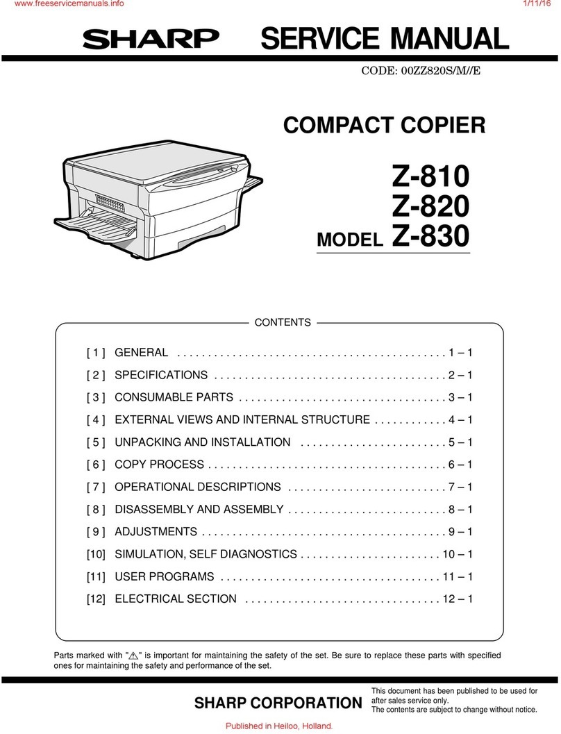 Sharp Z-810 User manual Sharp Z-810 User manual