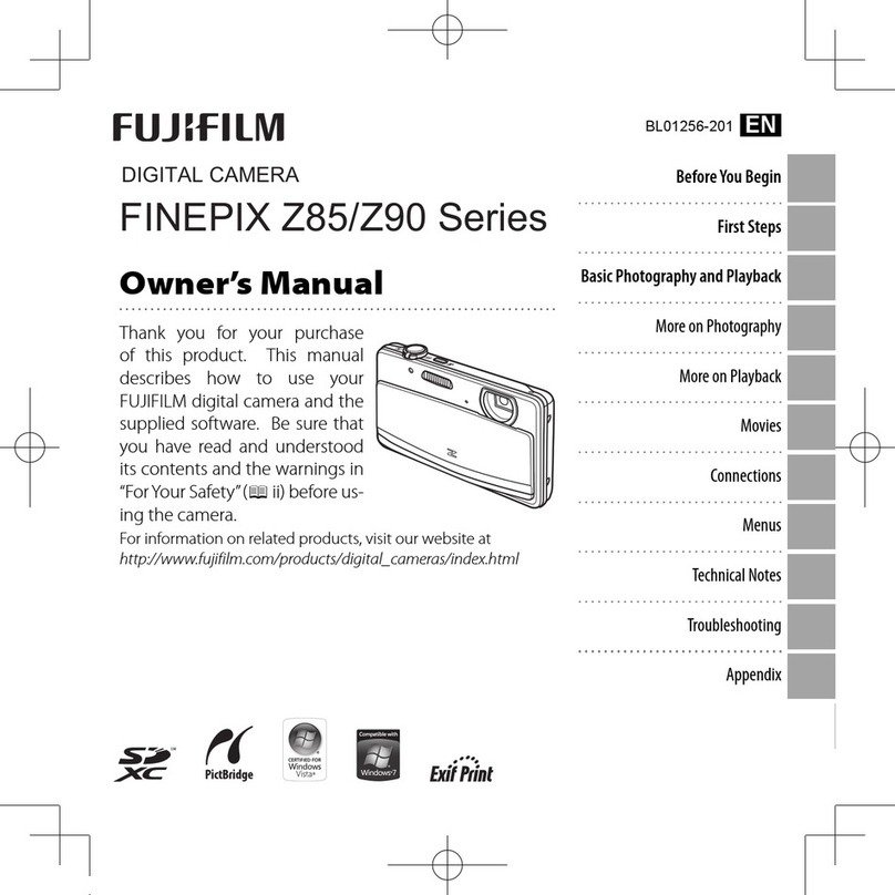 FujiFilm FinePix Z85 owner's manual