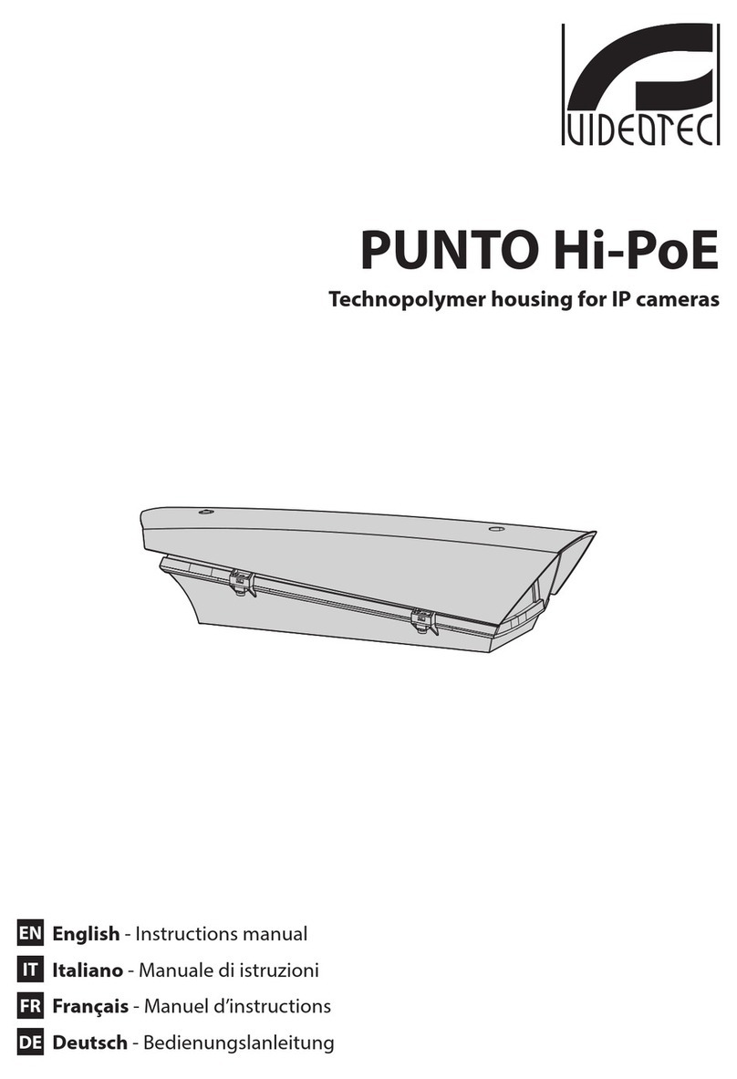 Videotec PUNTO Hi-PoE instruction manual