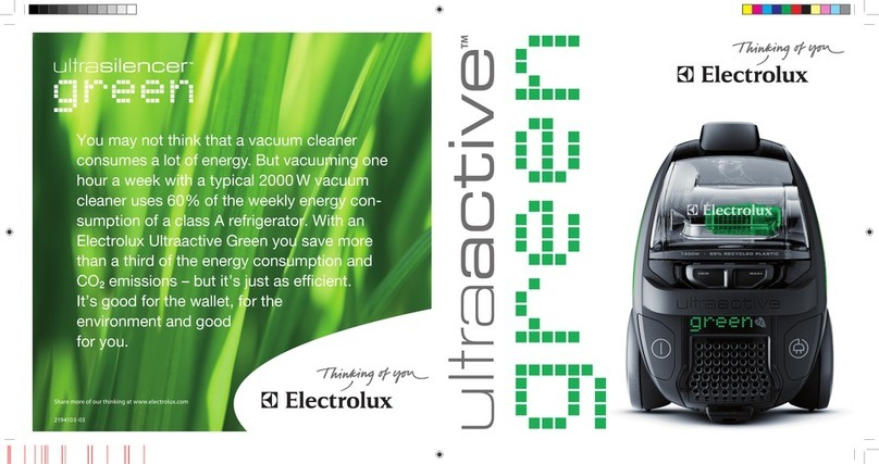 Electrolux ZUAG 3800 User manual
