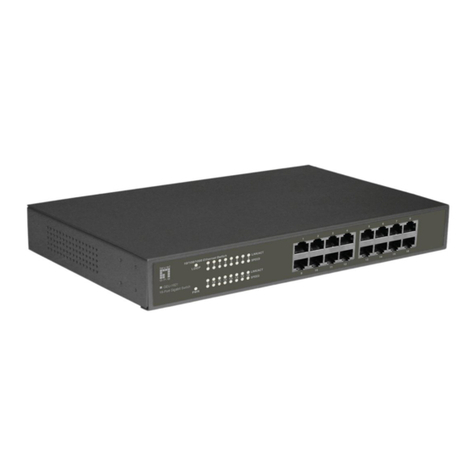 LevelOne GEU-1621 User manual