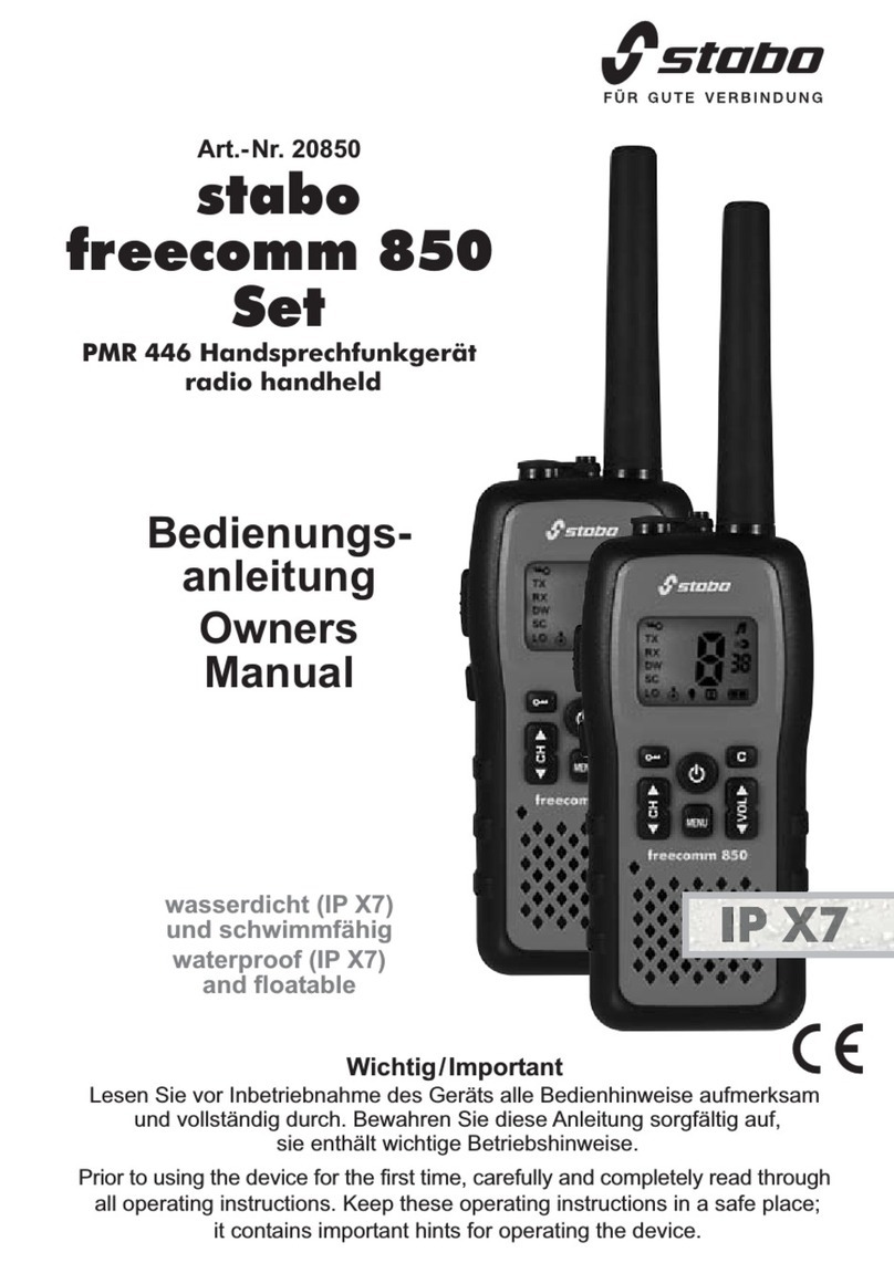 stabo IP X7 owner's manual
