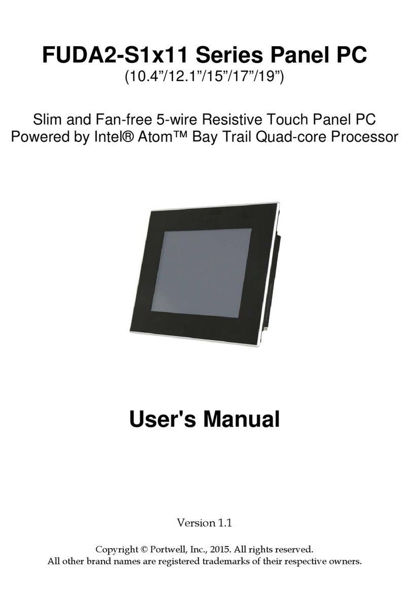 Portwell FUDA2-S1x11 Series User manual