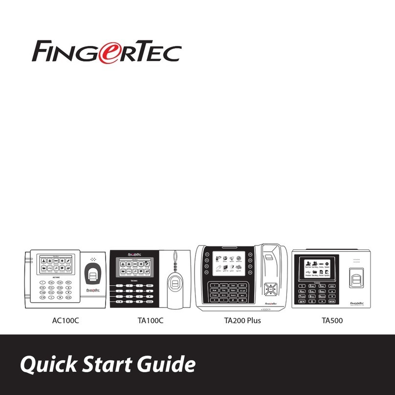 FingerTec AC100C quick start guide