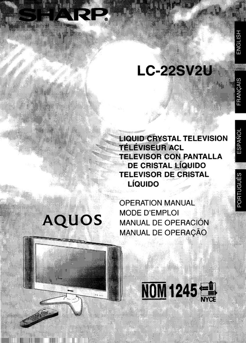 Sharp Aquos LC 22SV2U User manual