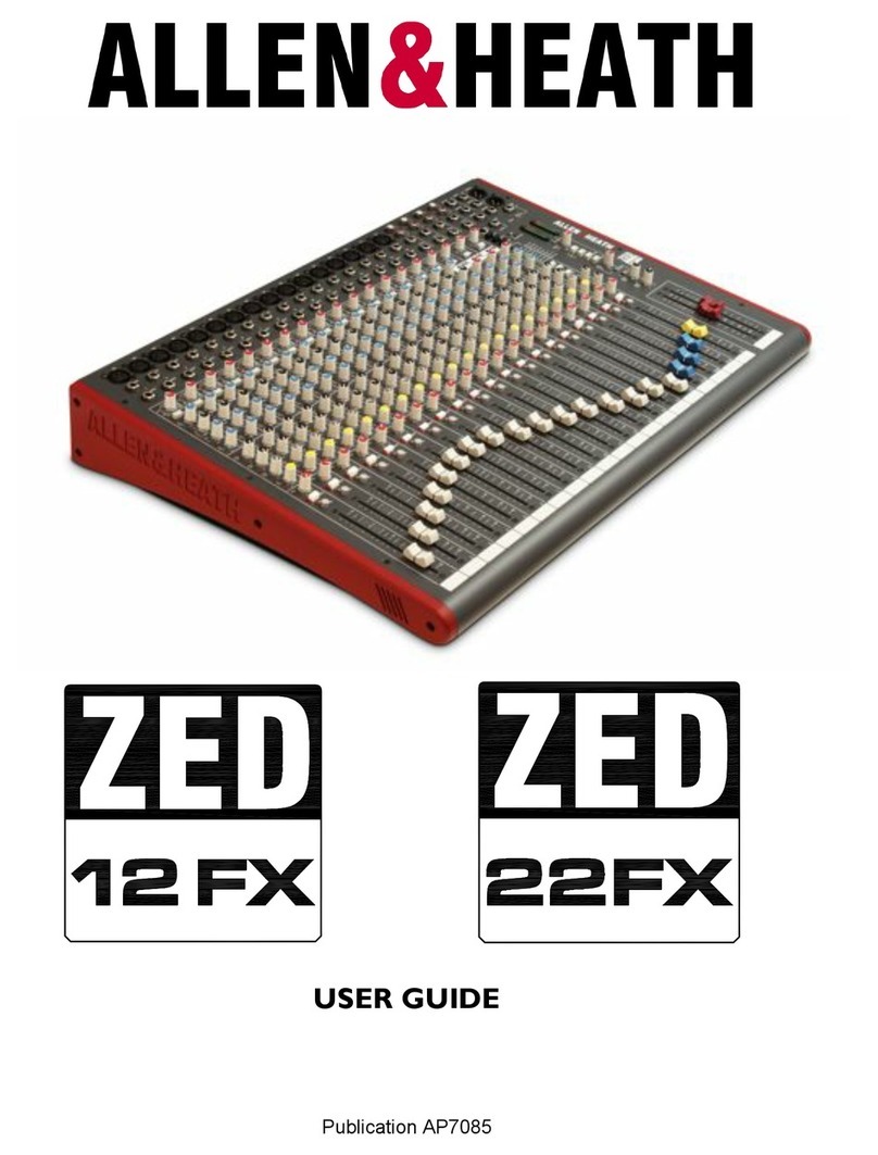 ALLEN & HEATH ZED 12 FX user guide