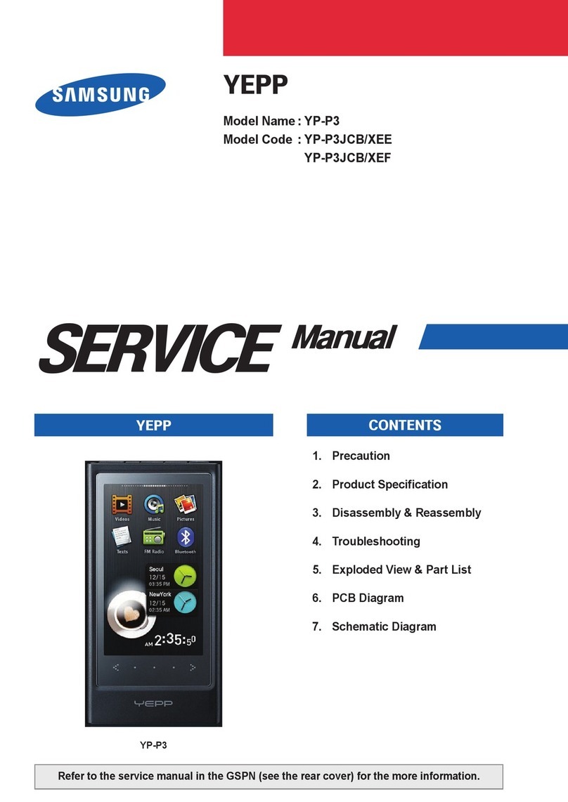 Samsung YP-P3 User manual